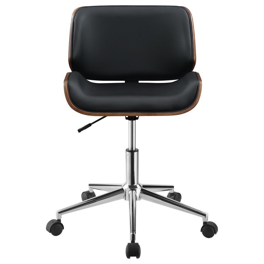 (image for) Addington Upholstered Adjustable Office Desk Chair Black