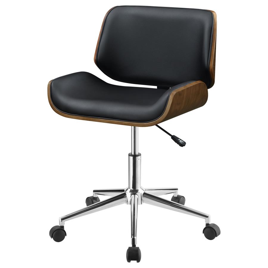 (image for) Addington Upholstered Adjustable Office Desk Chair Black