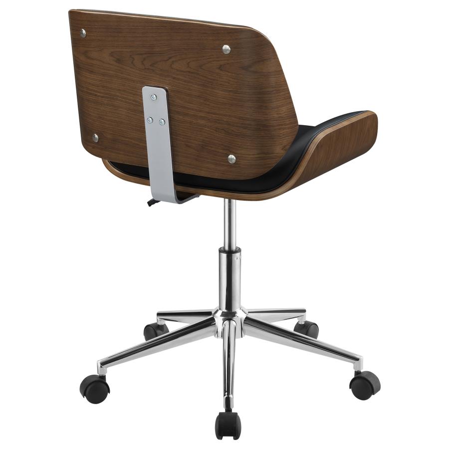 (image for) Addington Upholstered Adjustable Office Desk Chair Black