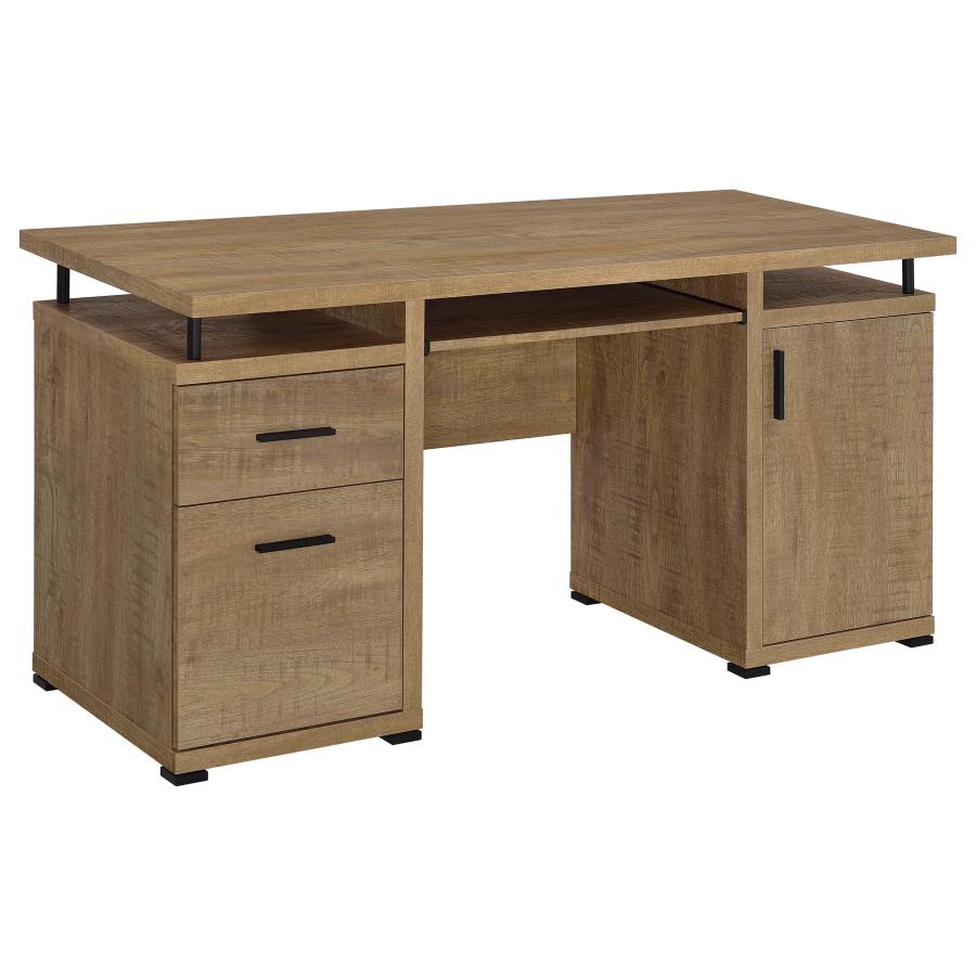 (image for) Tracy 55-inch 2-drawer Office Computer Desk Mango