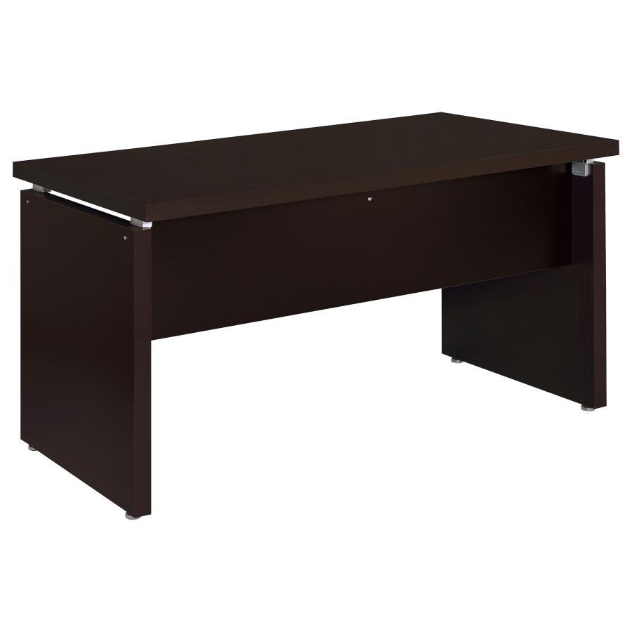 (image for) Skylar 55-inch Computer Desk with Keyboard Drawer Cappuccino