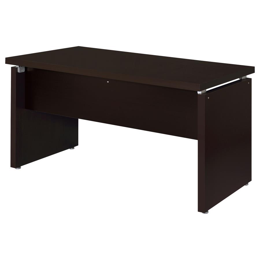 (image for) Skylar 55-inch Computer Desk with Keyboard Drawer Cappuccino