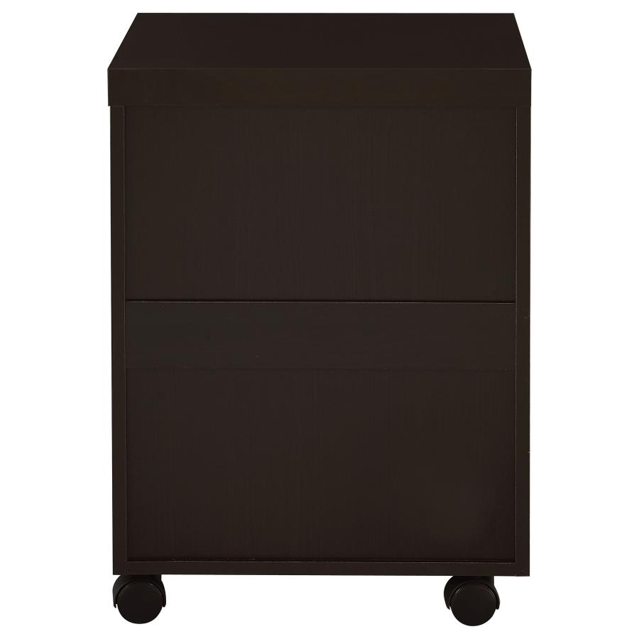 (image for) Skylar 3-drawer Home Office Mobile File Cabinet Cappuccino