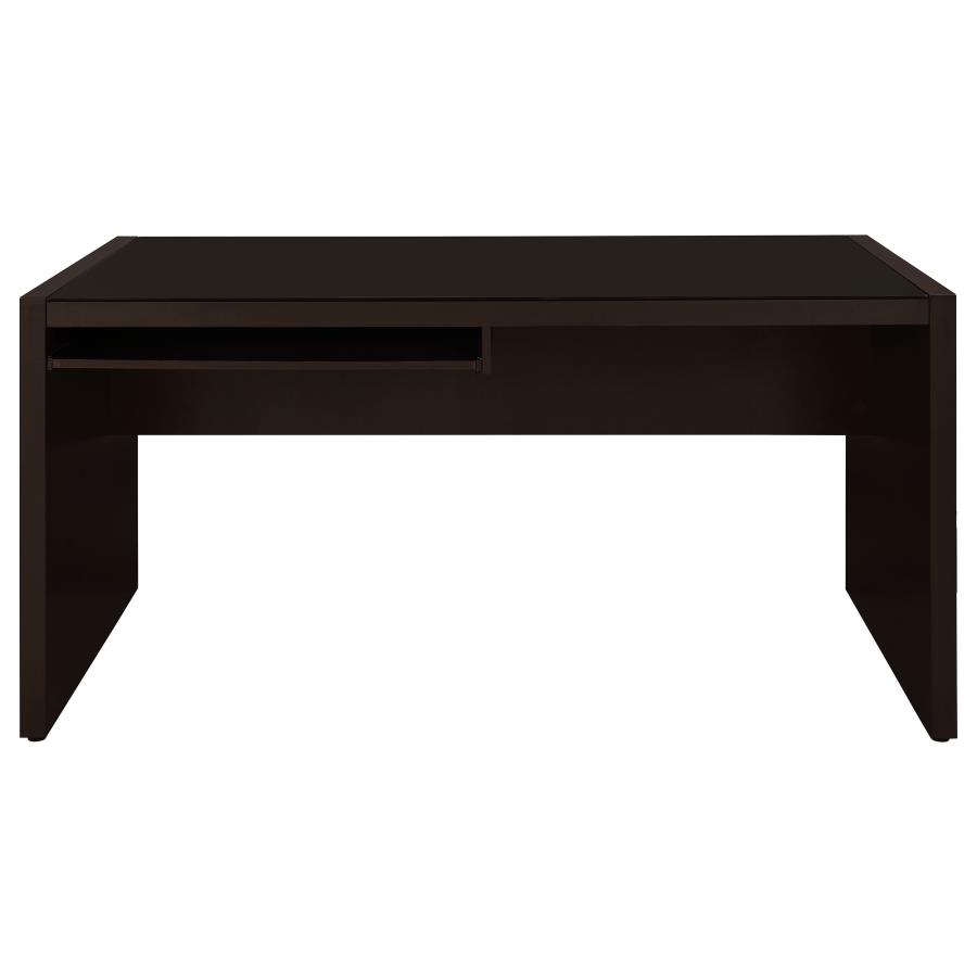 (image for) Skeena 60-inch Computer Desk with Keyboard Drawer Cappuccino