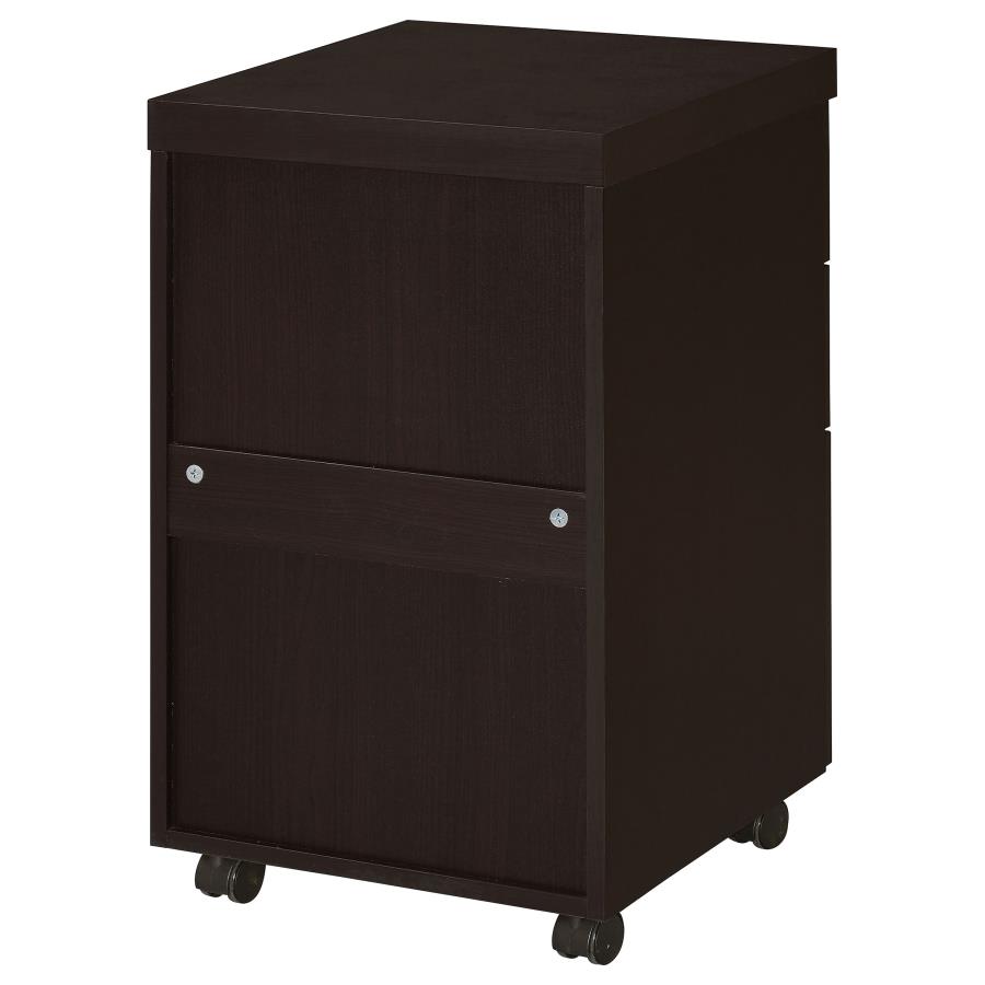 (image for) Skeena 3-drawer Mobile Office Storage Cabinet Cappuccino