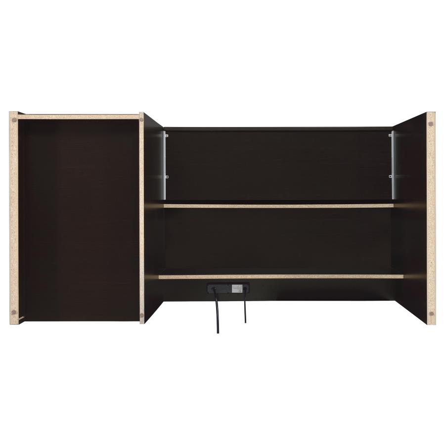 (image for) Halston 60-inch 3-drawer Office Computer Desk Cappuccino