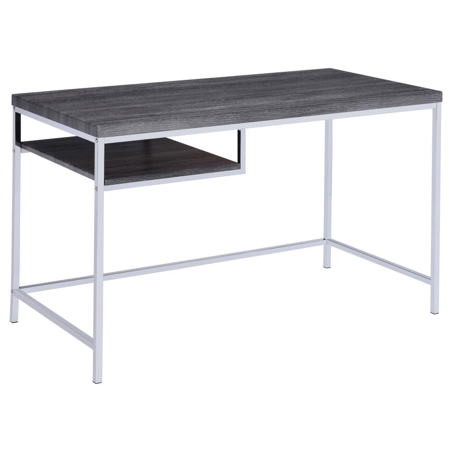 (image for) Kravitz 47-inch 1-shelf Writing Desk Weathered Grey