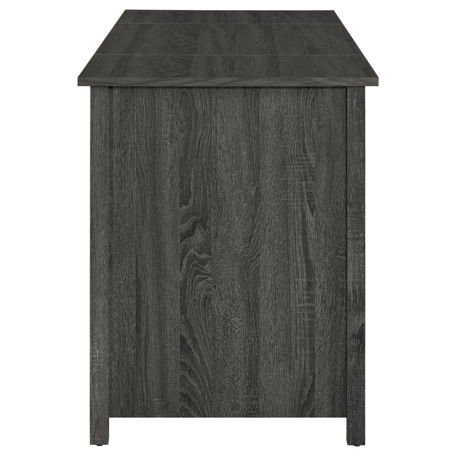 (image for) Dylan 60-inch 4-drawer Lift Top Office Desk Weathered Grey