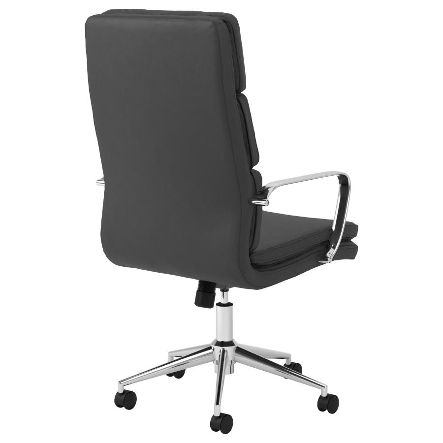 (image for) Ximena Upholstered Adjustable High Back Office Chair Black