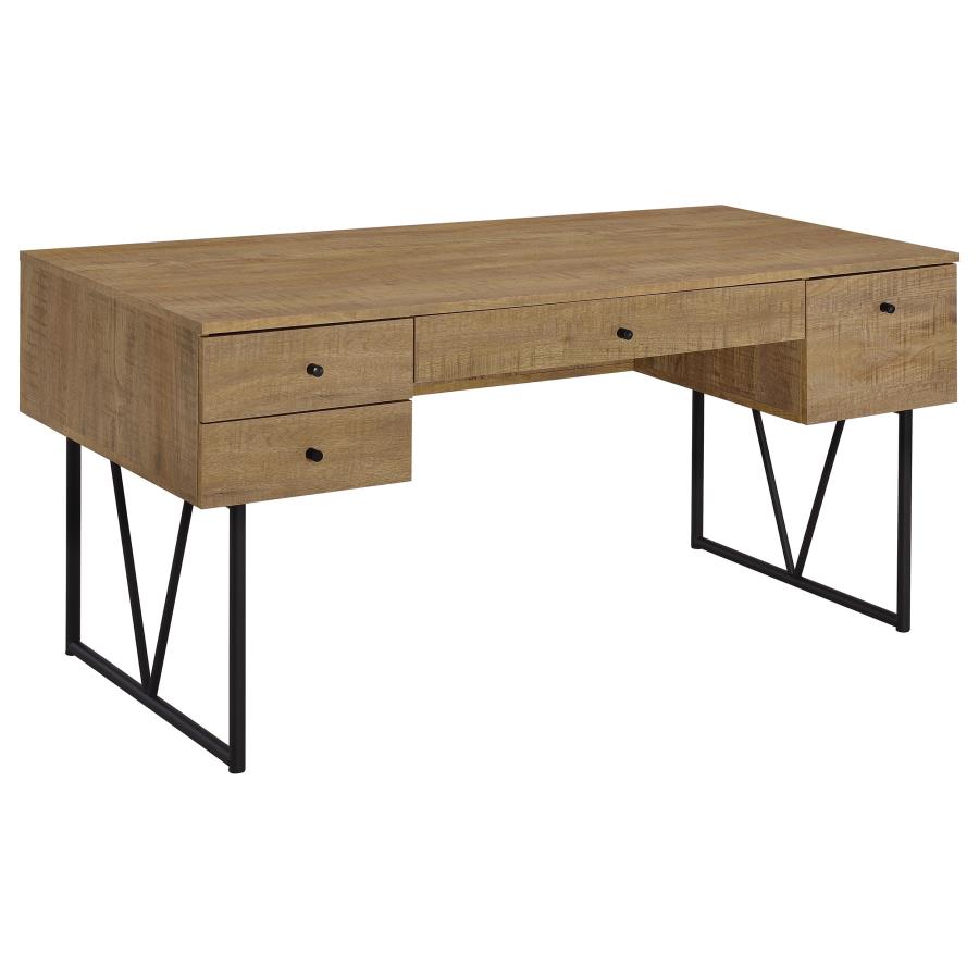 (image for) Analiese 63-inch 4-drawer Writing Desk Mango