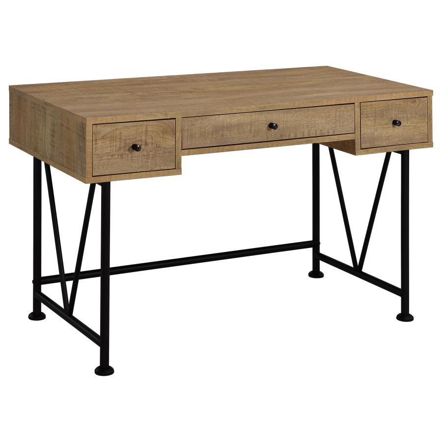 (image for) Analiese 47-inch 3-drawer Writing Desk Mango