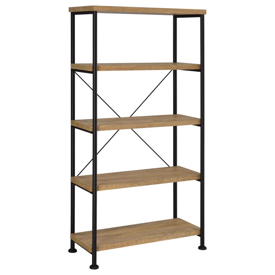 (image for) Analiese 63-inch 4-shelf Bookshelf Mango