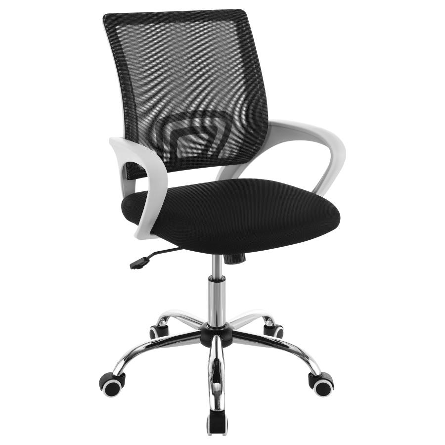 (image for) Felton Upholstered Adjustable Home Office Desk Chair Black - Click Image to Close