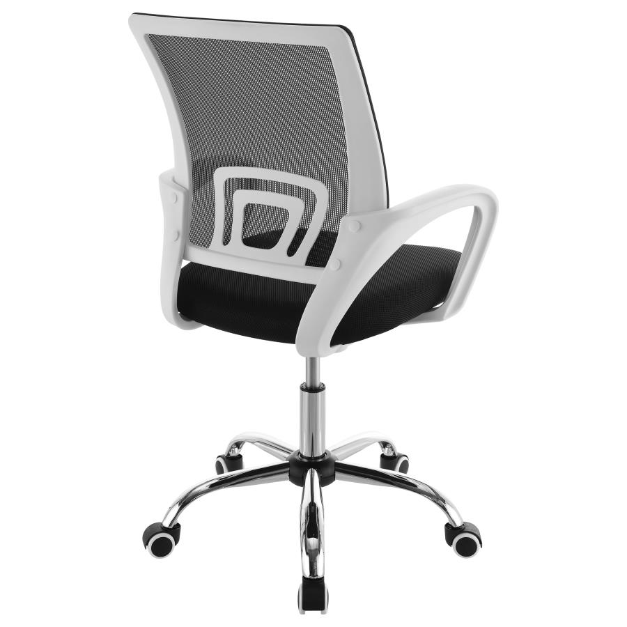 (image for) Felton Upholstered Adjustable Home Office Desk Chair Black