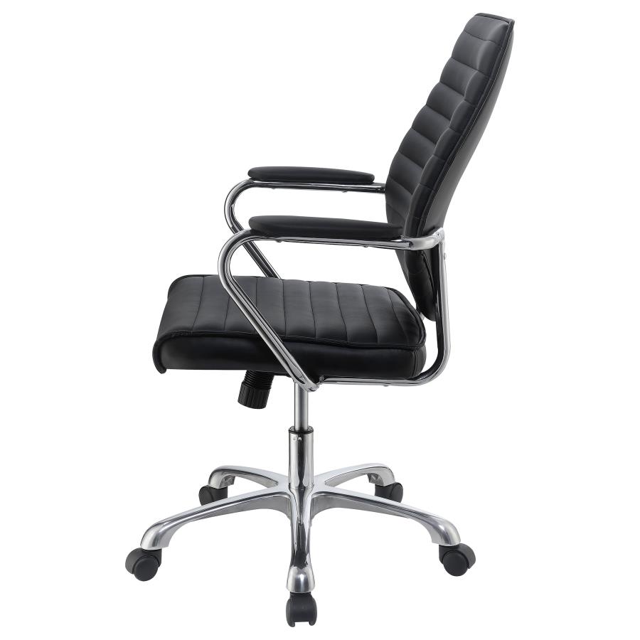 (image for) Chase Upholstered Adjustable Home Office Desk Chair Black