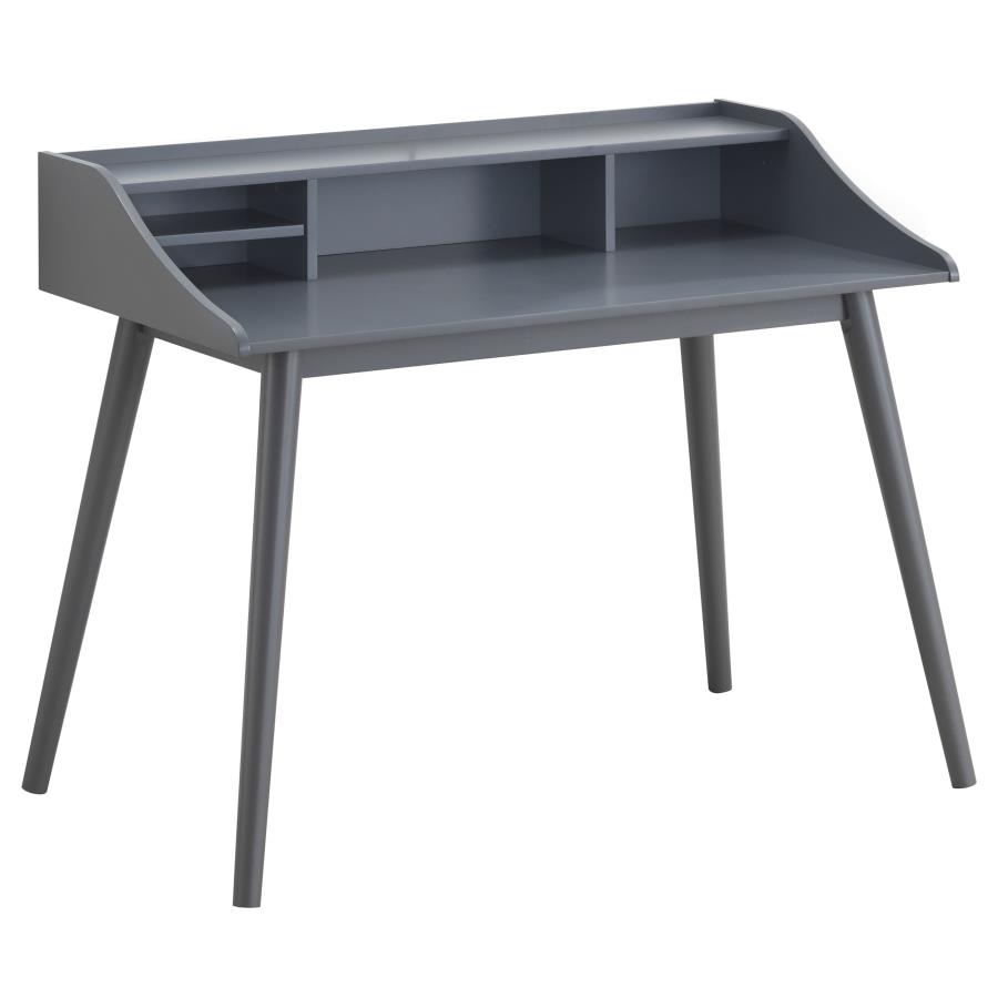 (image for) Percy 45-inch 4-compartment Writing Desk Grey