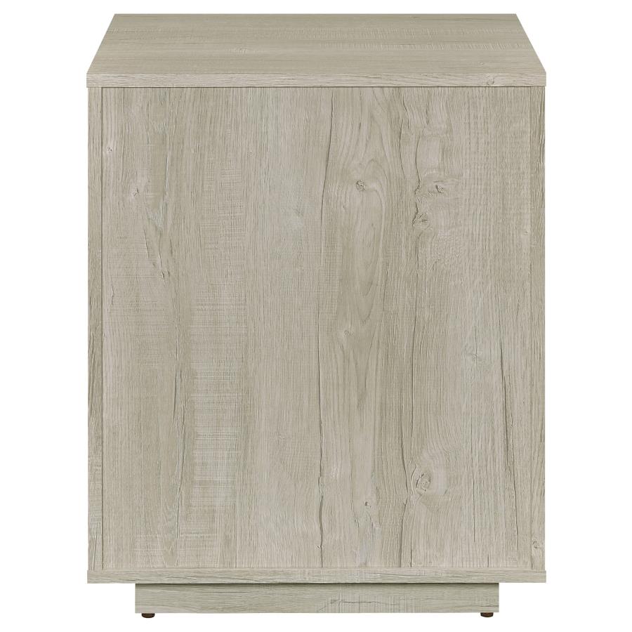 (image for) Loomis 3-drawer Home Office File Cabinet Whitewashed Grey