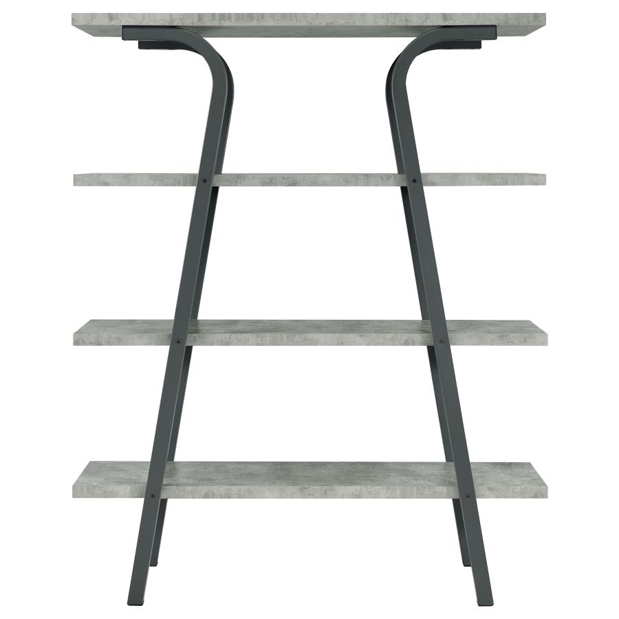 (image for) Tatum 63-inch 4-shelf Bookshelf Cement