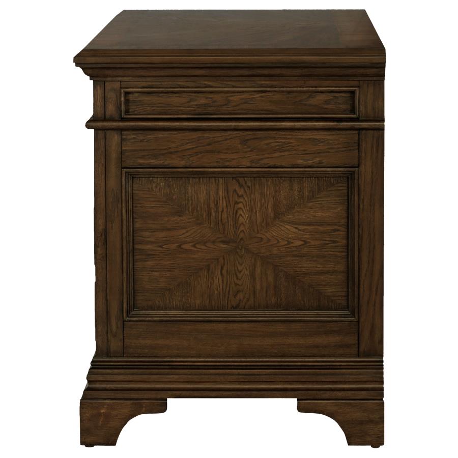 (image for) Hartshill 5-drawer Home Office File Cabinet Burnished Oak