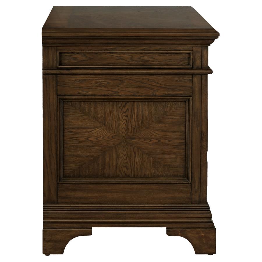 (image for) Hartshill 5-drawer Home Office File Cabinet Burnished Oak