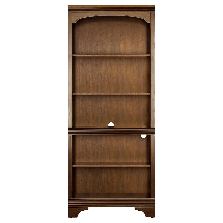 (image for) Hartshill 78-inch 5-shelf Bookcase Burnished Oak