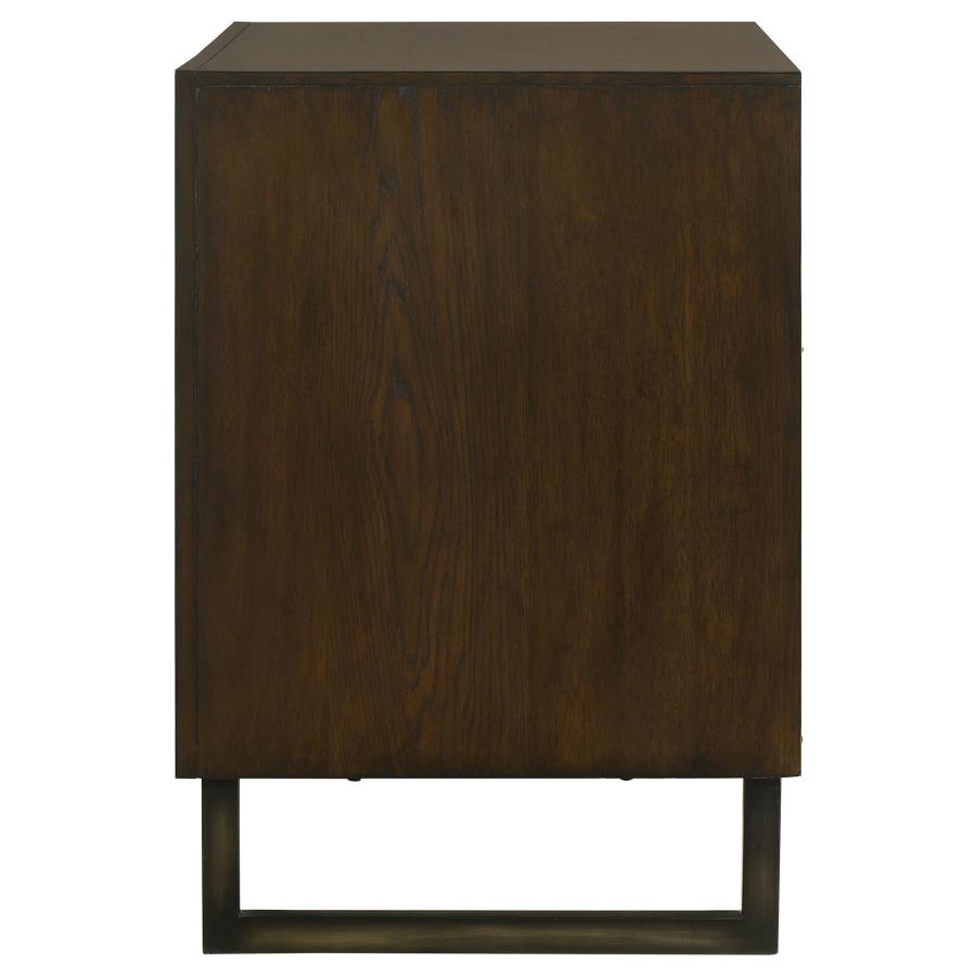 (image for) Marshall 4-drawer Home Office File Cabinet Dark Walnut