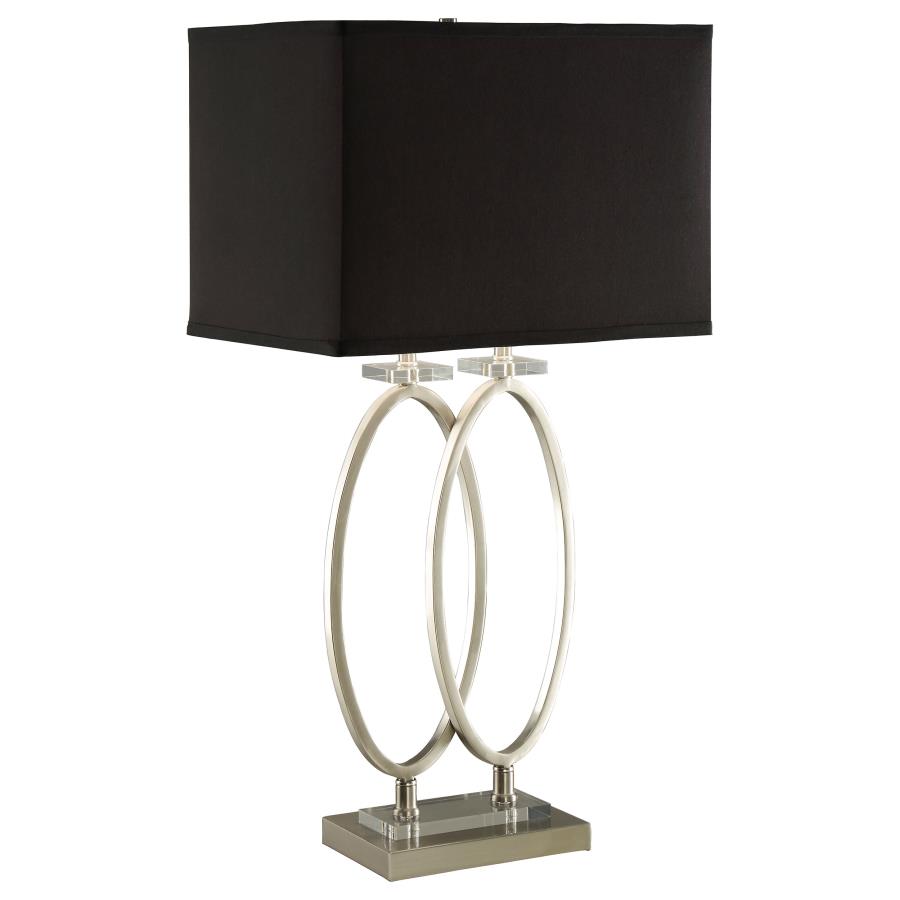 (image for) Izuku 29-inch Rectangular Shade Table Lamp Brush Nickel