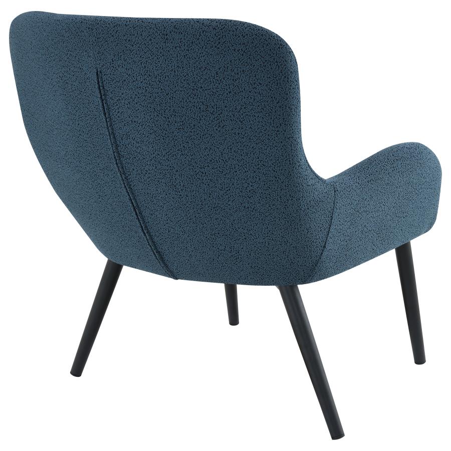 (image for) Calvin Upholstered Modern Arm Accent Chair Aegean Blue