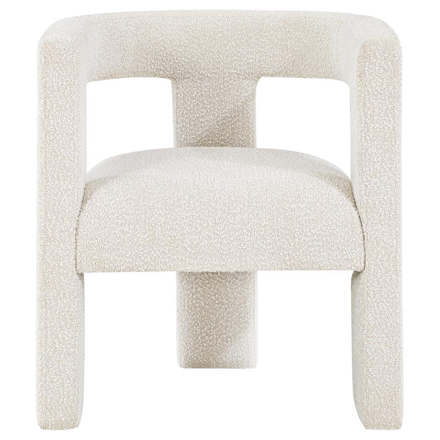 (image for) Petra Boucle Upholstered Accent Side Chair White