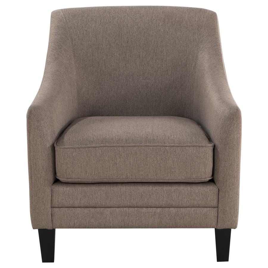 (image for) Liam Upholstered Sloped Arm Accent Club Chair Camel