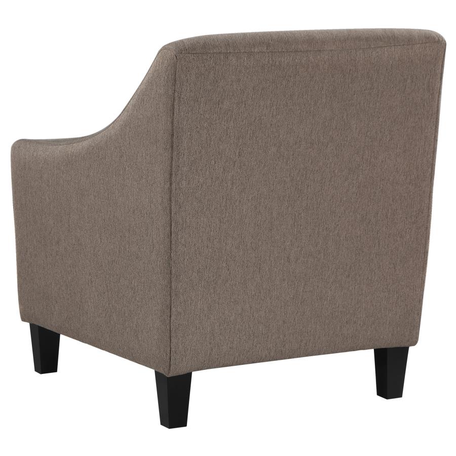 (image for) Liam Upholstered Sloped Arm Accent Club Chair Camel