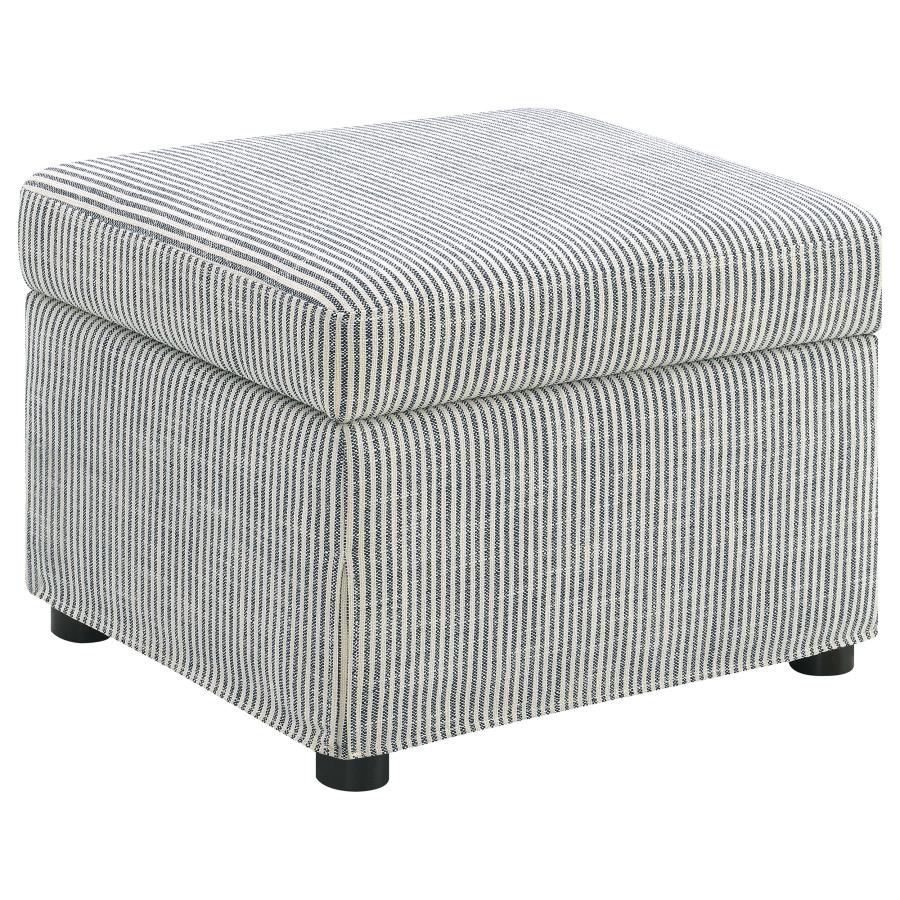 (image for) Winter Upholstered Hydraulic Lift Top Storage Ottoman Grey