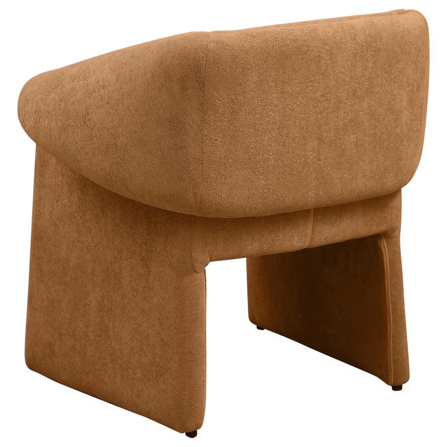 (image for) Ramsey Upholstered Sloped Arm Accent Chair Honey