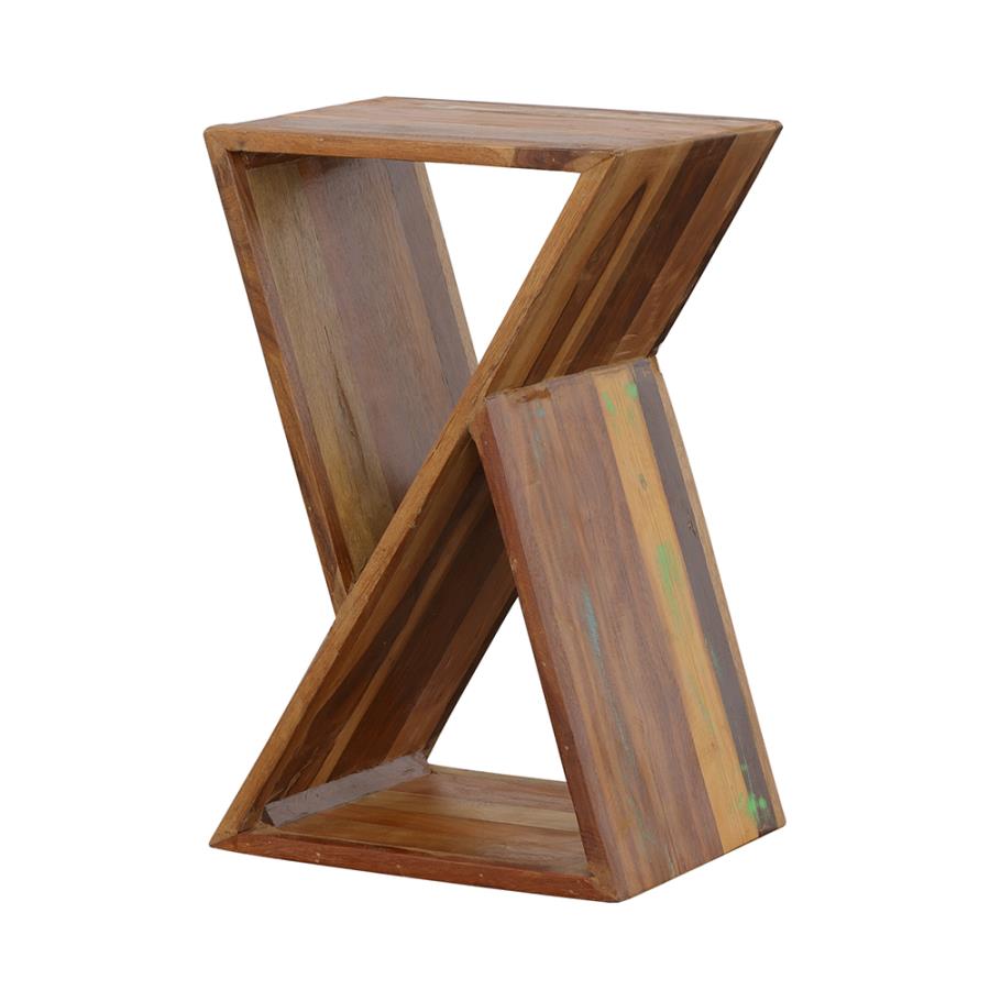 (image for) Lily Solid Reclaimed Wood Accent Side Table Natural