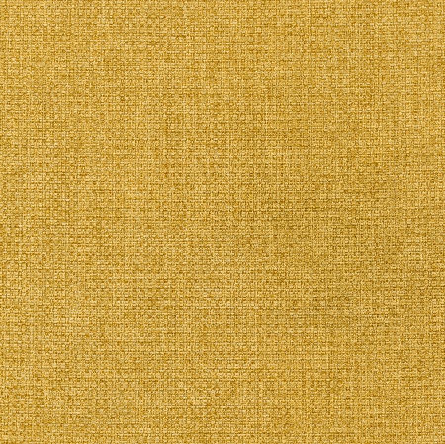 (image for) Summer Fabric Upholstered Tufted Accent Bench Mustard Yellow