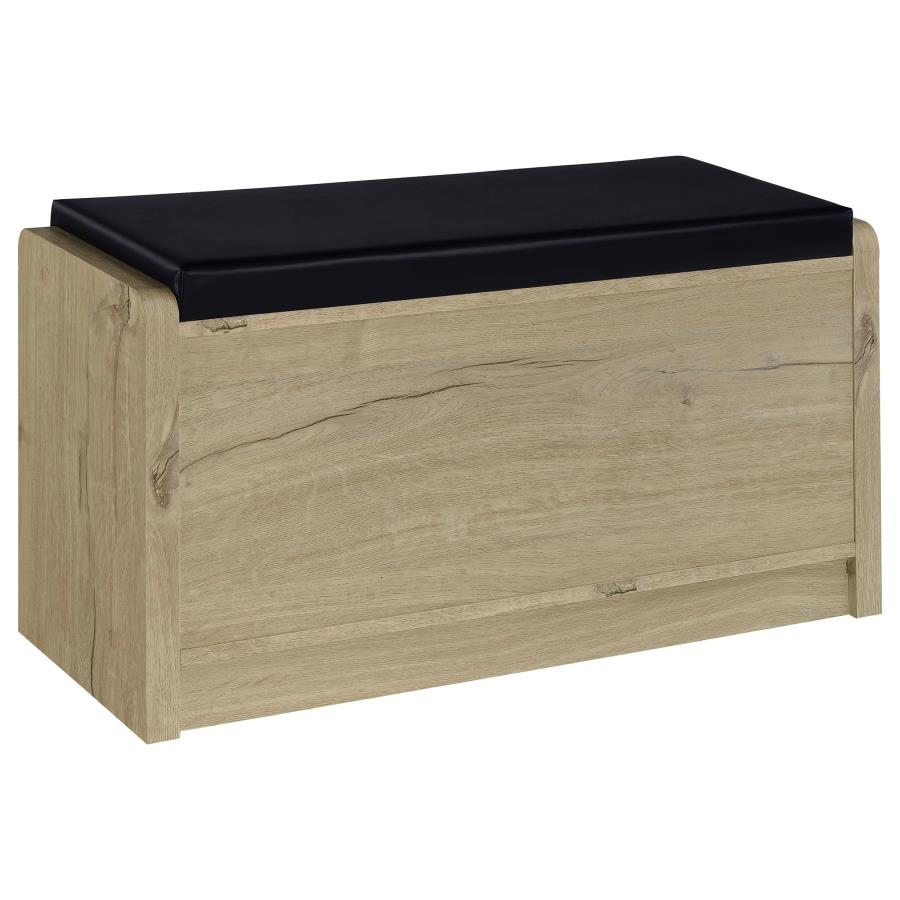 (image for) Arrington Storage Bench White Oak