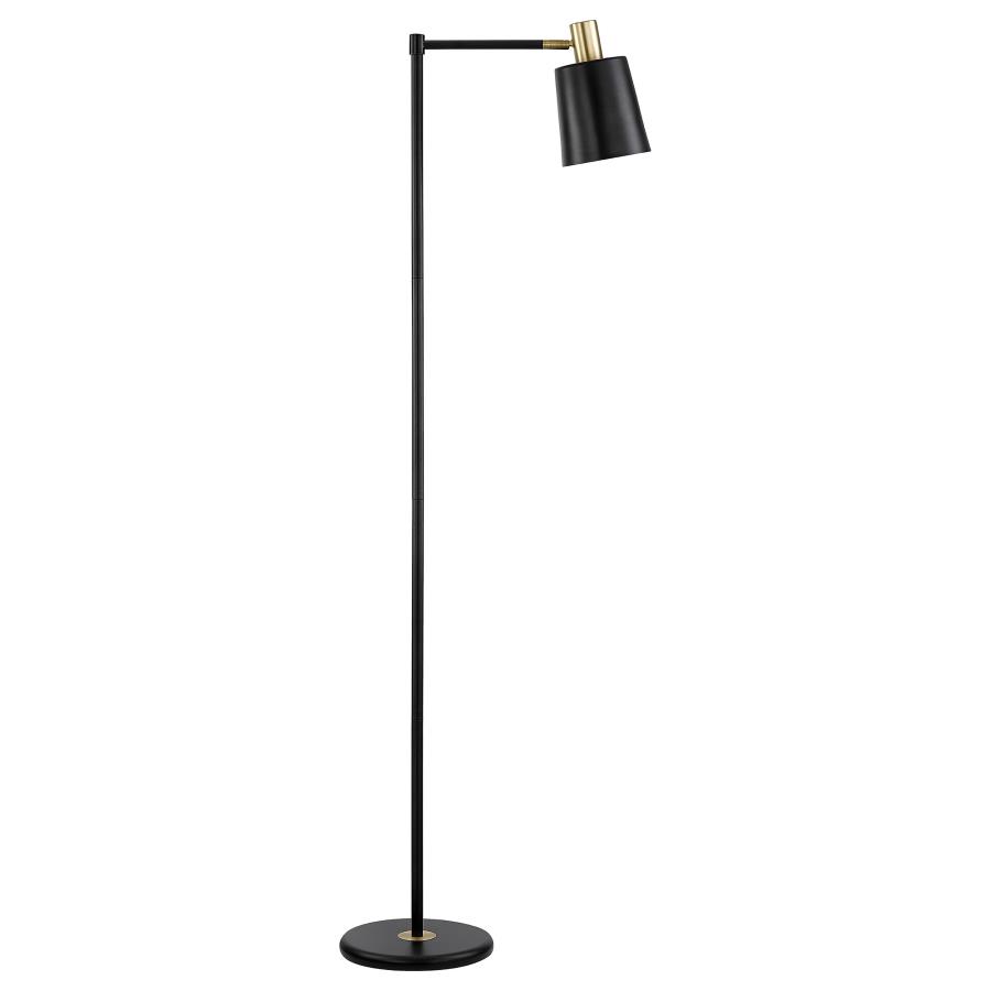 (image for) Rhapsody 60-inch Metal Adjustable Task Floor Lamp Black