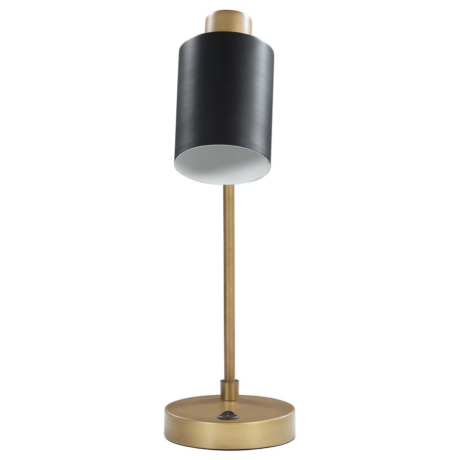 (image for) Cherise 18-inch Adjustable Angle Table Lamp Antique Brass