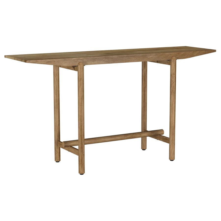 (image for) Darius Solid Wood Entryway Console Table Natural Mango