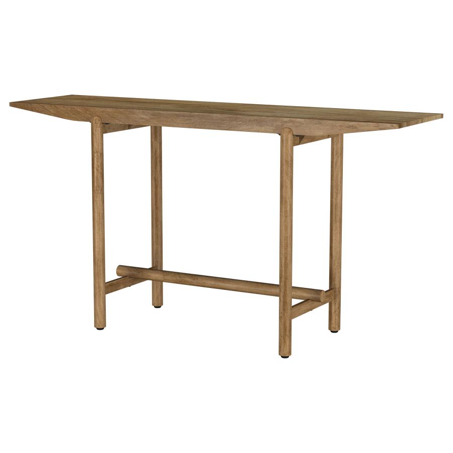 (image for) Darius Solid Wood Entryway Console Table Natural Mango