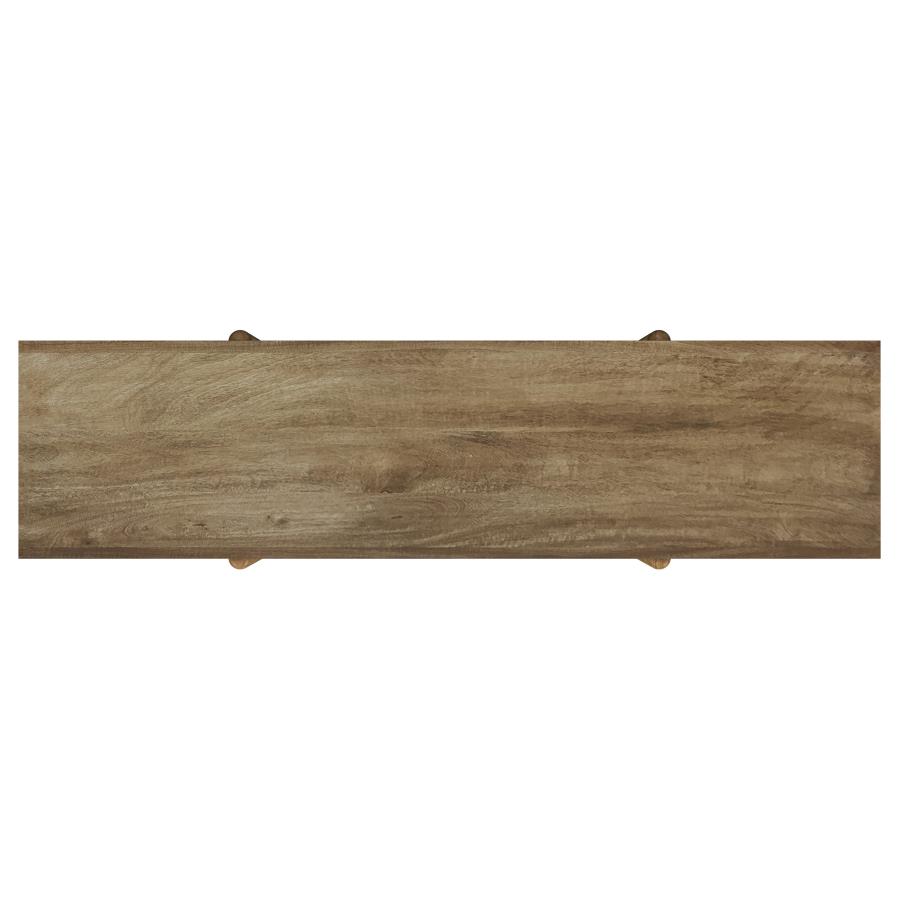 (image for) Darius Solid Wood Entryway Console Table Natural Mango