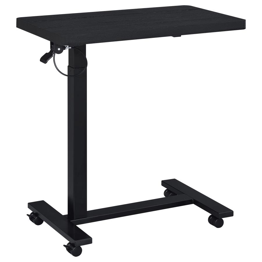 (image for) Westpark Pneumatic Adjustable C-Shape Side Table with Casters Black