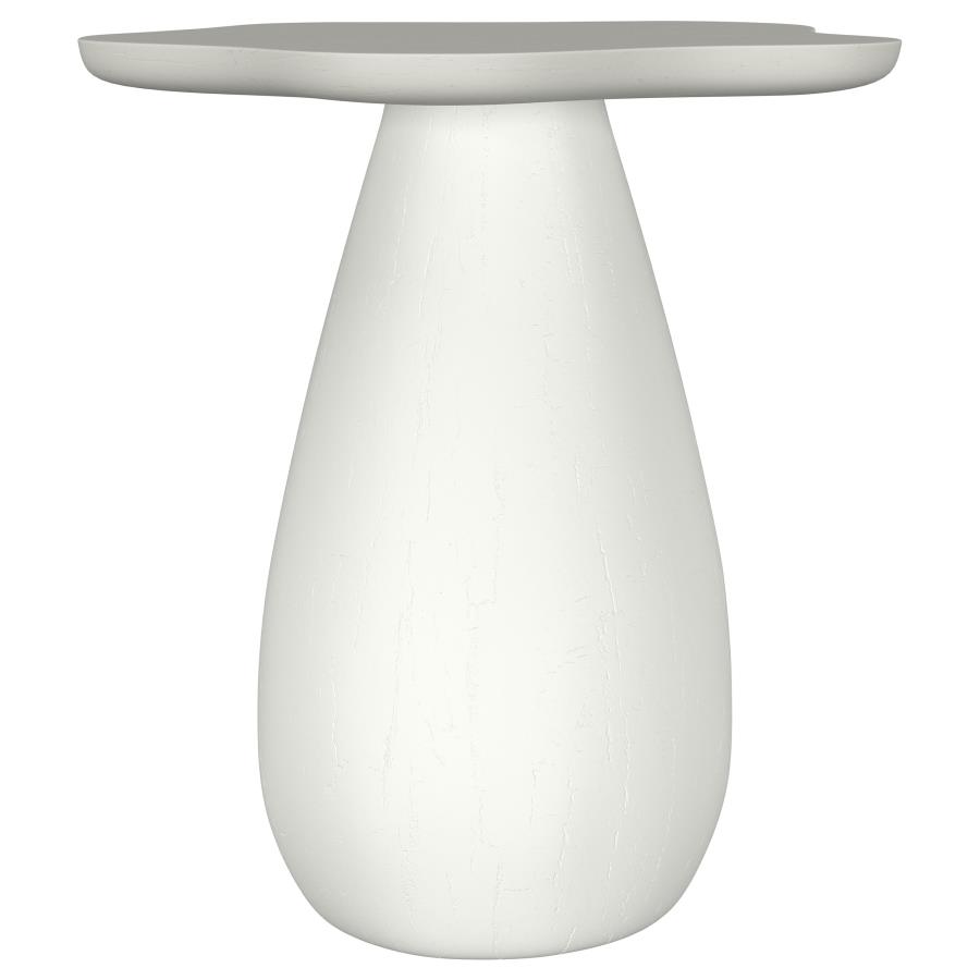 (image for) Perth 20-inch Side Table with Cloud-Shaped Top Off White