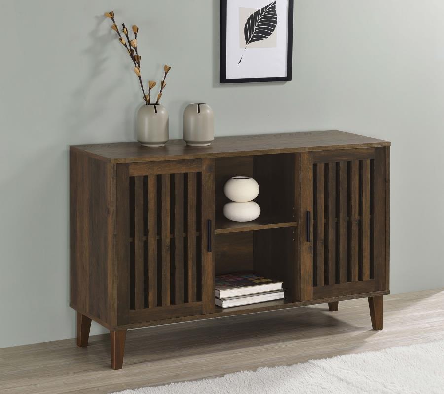 (image for) Torin 2-door Engineered Wood Accent Cabinet Dark Pine