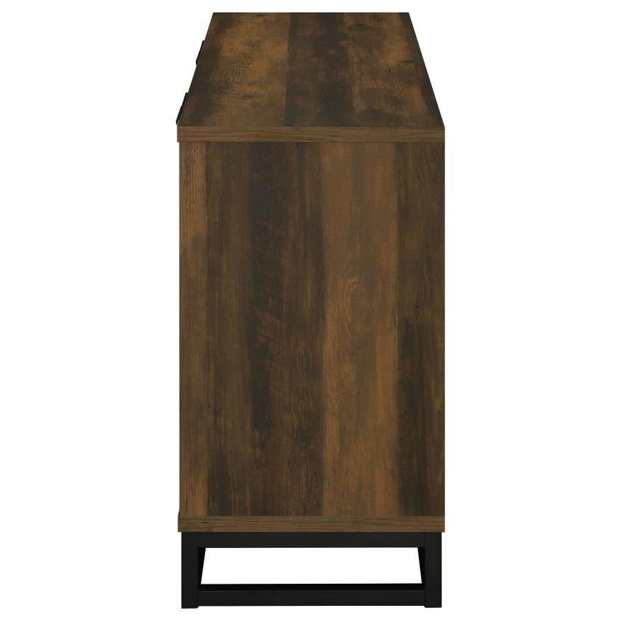 (image for) Ryatt 4-door Engineered Wood Accent Cabinet Dark Pine