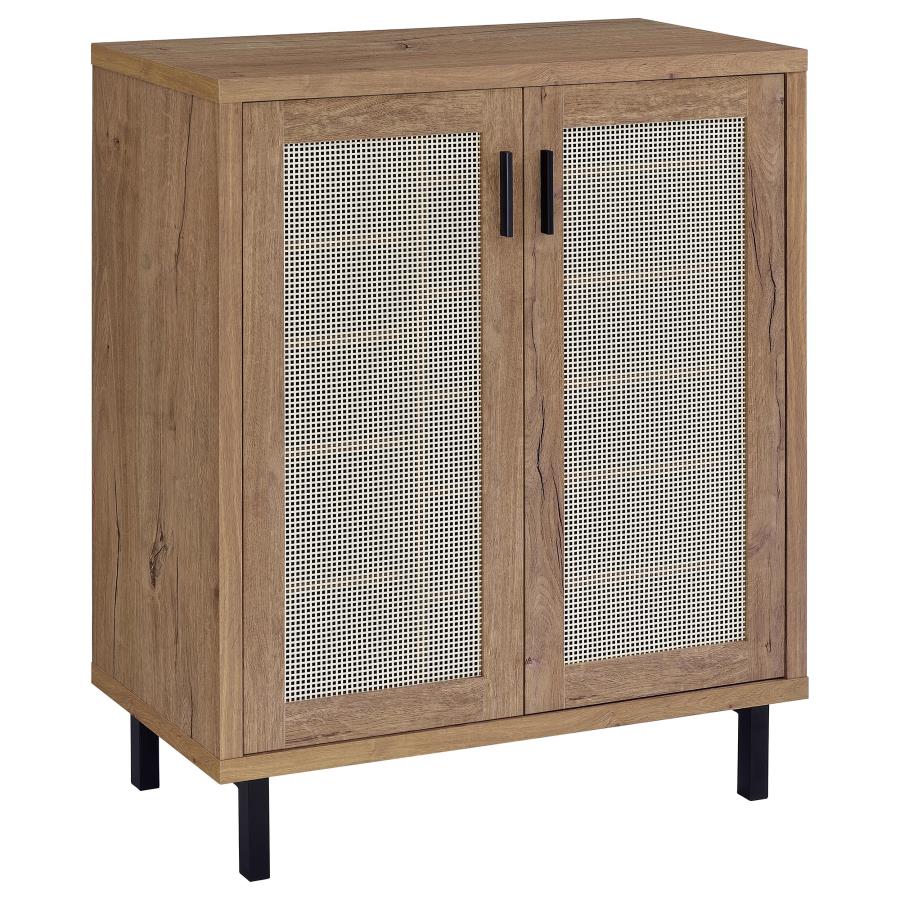 (image for) Teller 2-door Shoe Storage Cabinet Natural Oak
