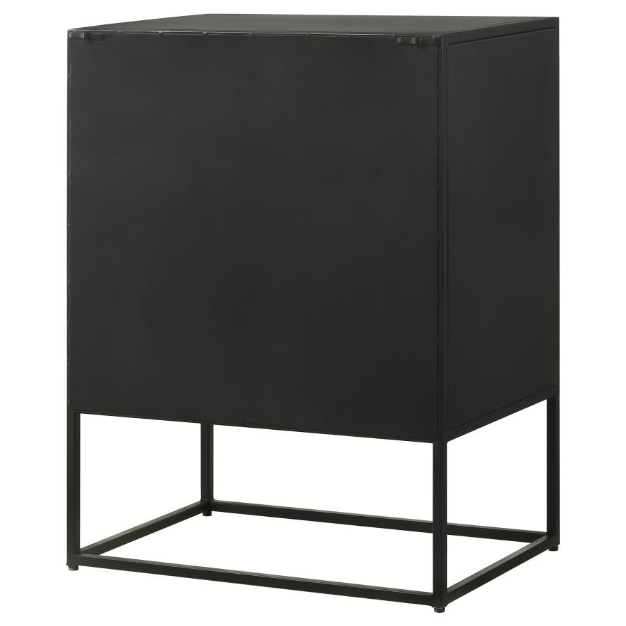 (image for) Alcoa 3-drawer Multi-Purpose Tall Accent Cabinet Black