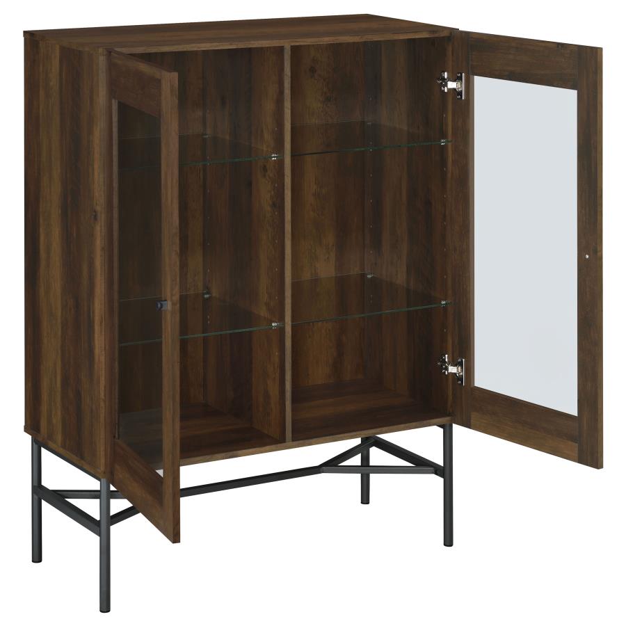 (image for) Bonilla 2-door Engineered Wood Cabinet Dark Pine