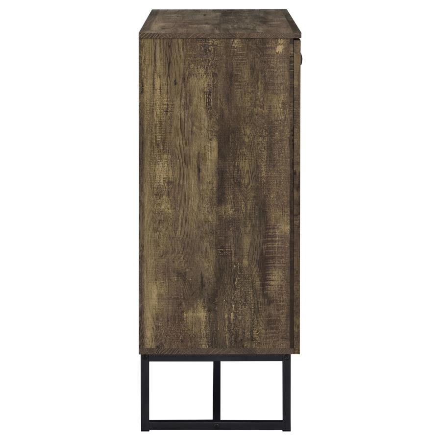 (image for) Carolyn 2-door Engineered Wood Accent Cabinet Rustic Oak