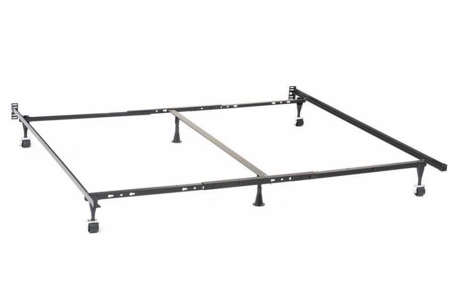 (image for) Kerns Queen or Eastern King or Cal King Bed Frame Black - Click Image to Close